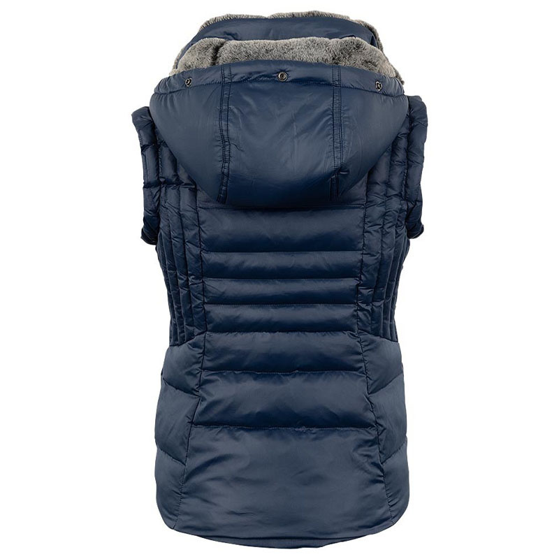 Heated Riding Vest Coach Navy Blue