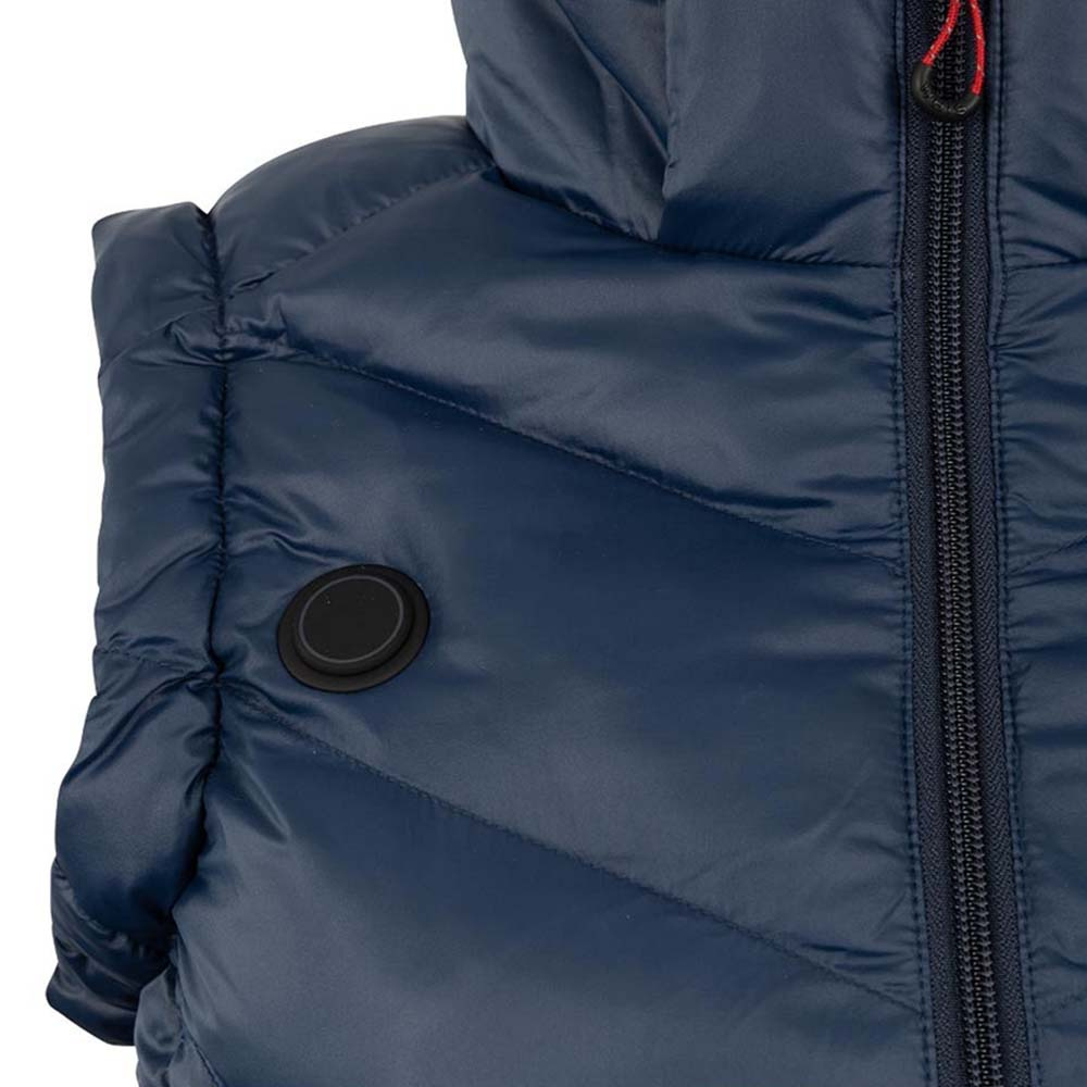 Heated Riding Vest Coach Navy Blue