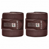 Work Bandage Elastic/Fleece 2-pack Brown