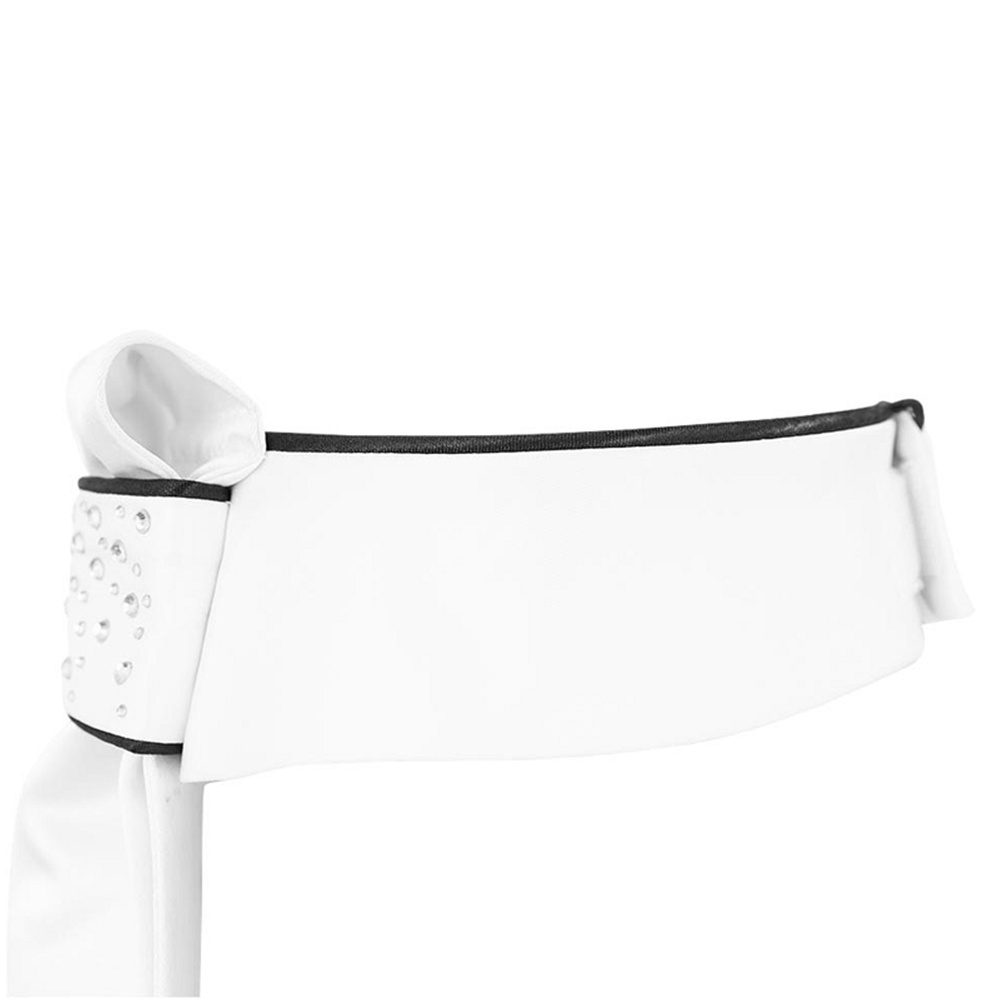 Stock Tie Leon White/Black