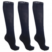  Competition Socks Color 3-Pack Navy Blue
