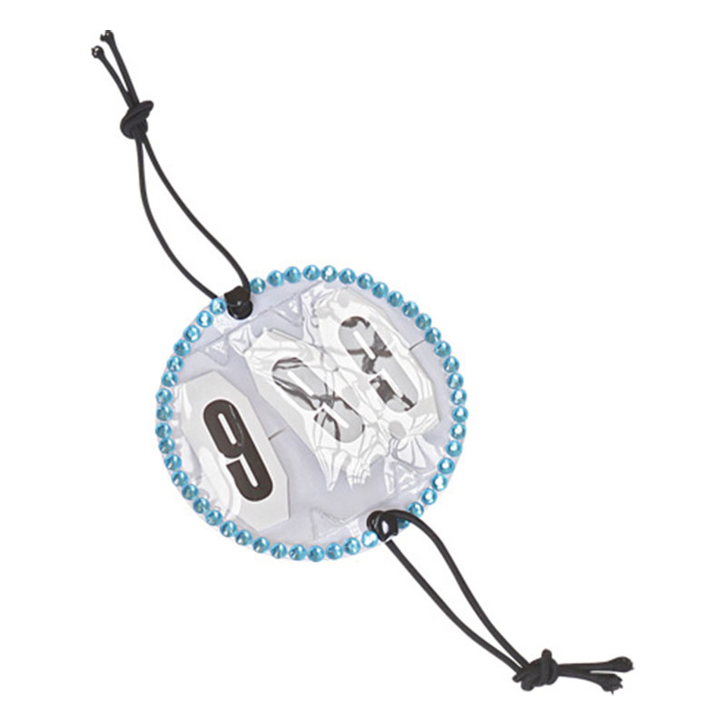 Crystal Number Tag HG Blue