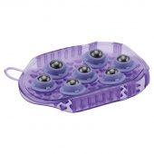 Massage Brush Gel Comb HG Purple