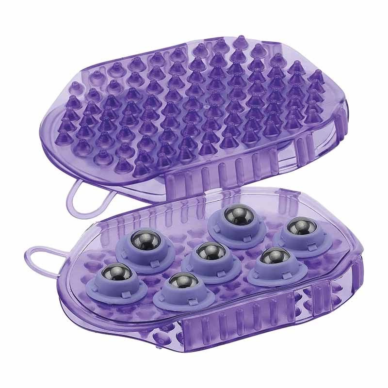 Massage Brush Gel Comb HG Purple