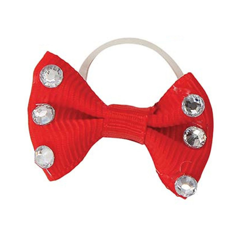 Crystal Mane Bows 20-pack HG Red