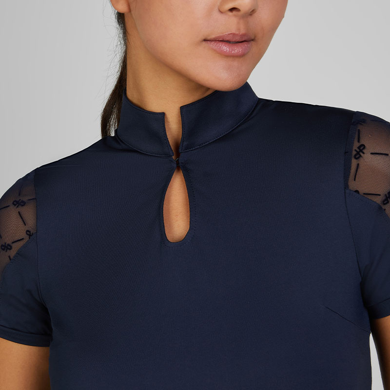 Competition Top Cut-Out Selection Navy Blue
