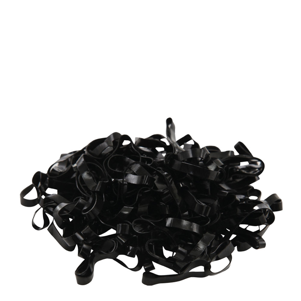 Silicone Bands 500pcs HG Black