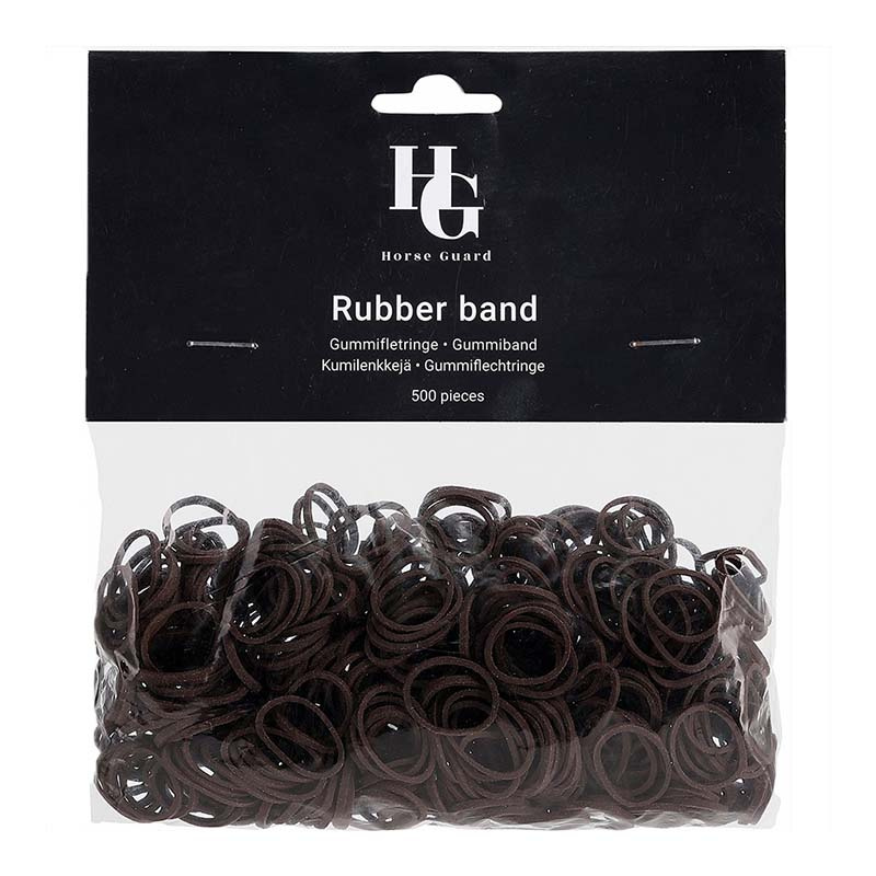 Rubber Bands 500pcs HG Brown