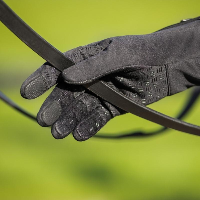 Winter Riding Gloves Vienna Softshell Black