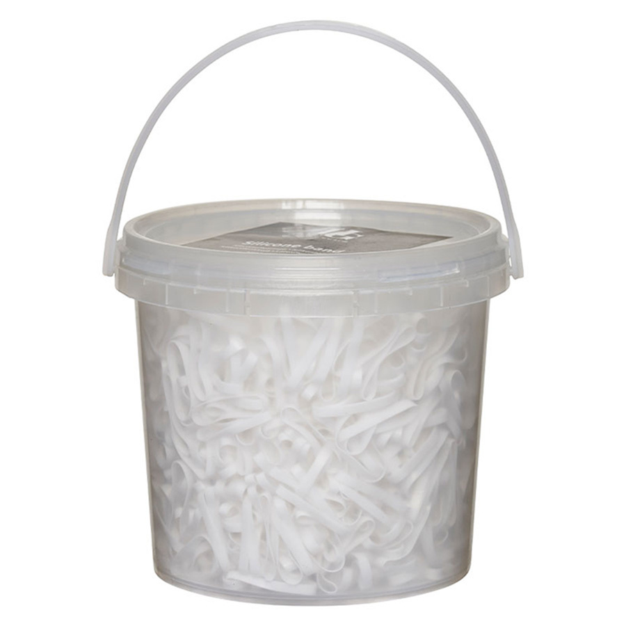 Silicone Bands 1500pcs HG White