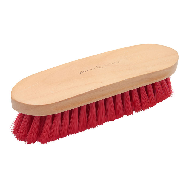 Short Bristle Dandy Brush HG Red