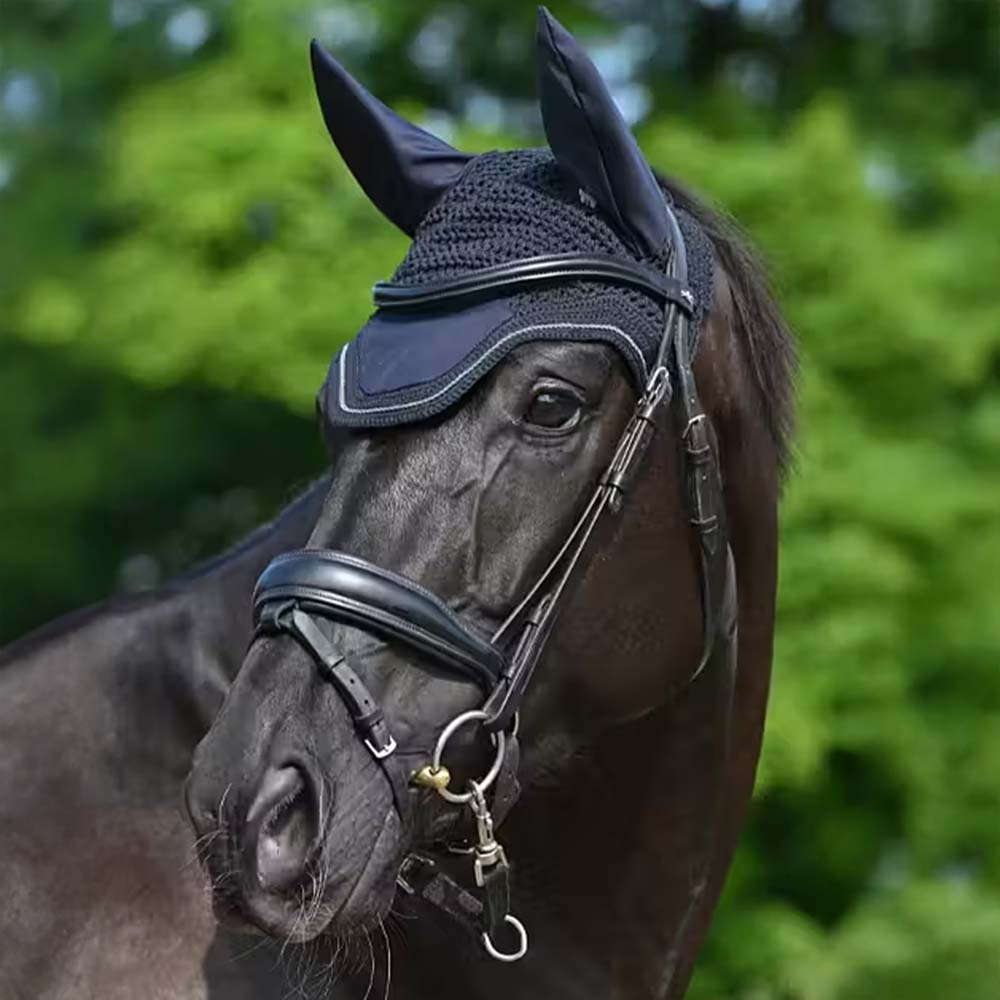 Ear Bonnet Show-Line Soundless Navy Blue