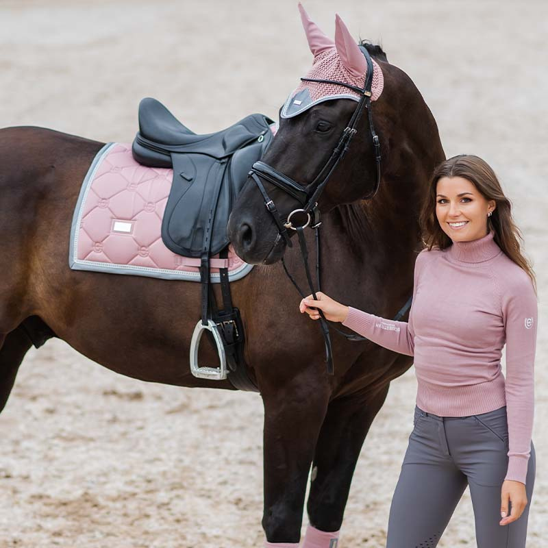Dressage Saddle Pad ES Pink Pearl