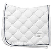 Dressage Saddle Pad ES White Perfection Silver Dressage Saddle Pad ES White Perfection Silver