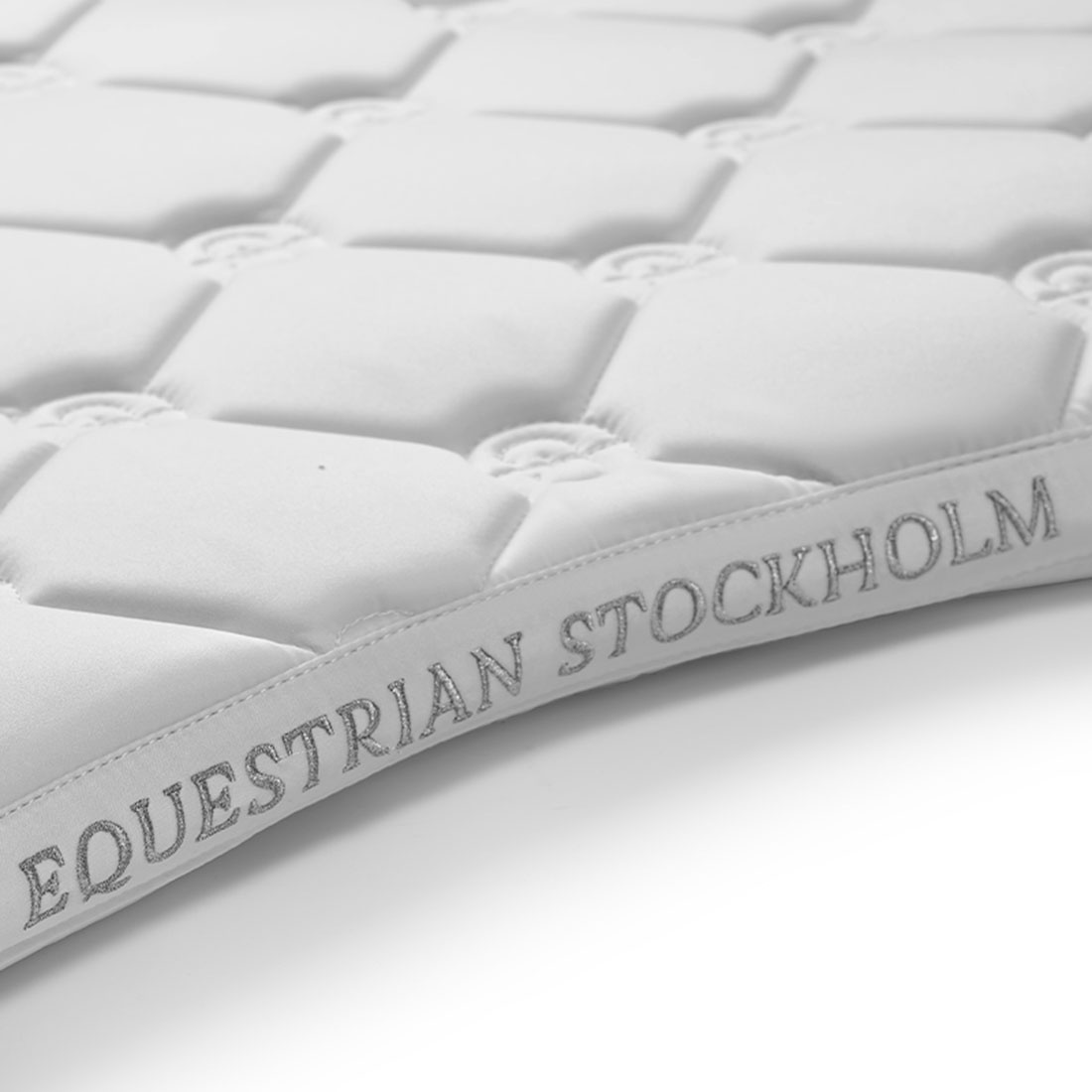 Dressage Saddle Pad ES White Perfection Silver
