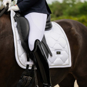 Dressage Saddle Pad ES White Perfection Silver Dressage Saddle Pad ES White Perfection Silver