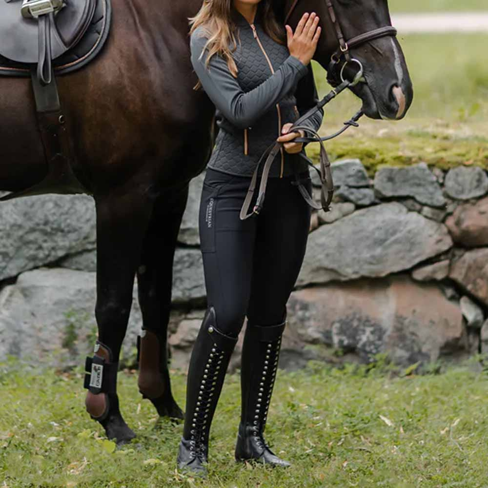 Riding Breeches ES Dressage Elite Full Grip Black