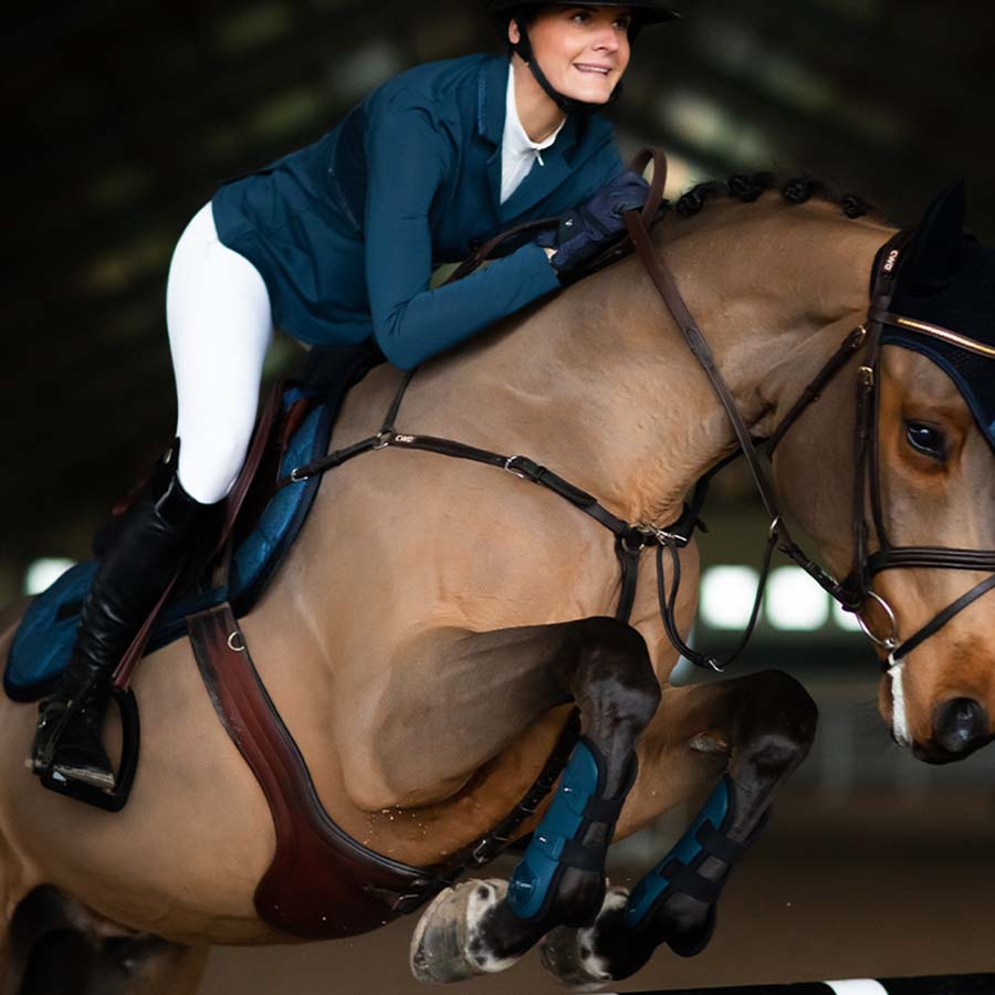 Riding Breeches ES Jump Elite Knee Grip White