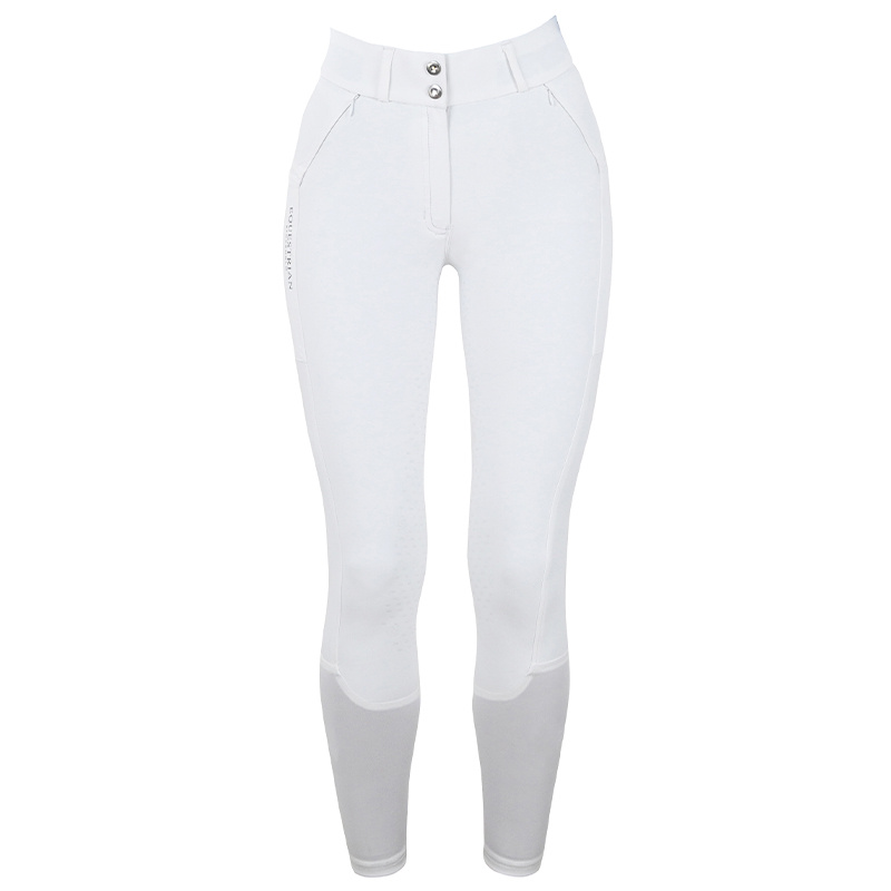 Riding Breeches ES Dressage Elite Full Grip White Perfection