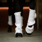 Brushing Boots ES Faux Fur White Silver Brushing Boots ES Faux Fur White Silver