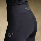 Riding Tights ES Jump Movement Knee Grip All Black Riding Tights ES Jump Movement Knee Grip All Black