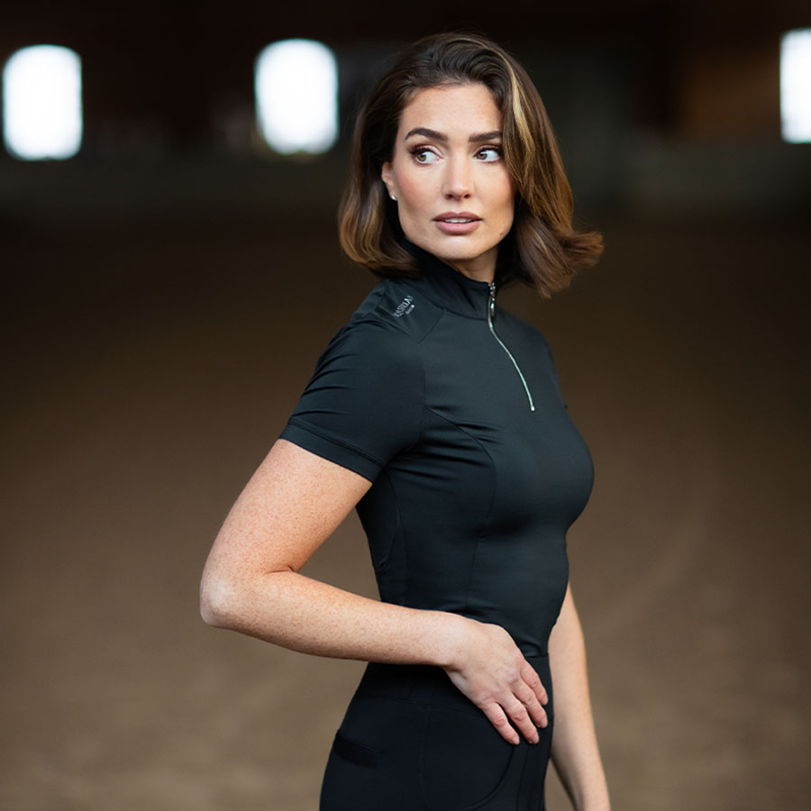 Training Top ES UV Protection Short Sleeve Black Edition