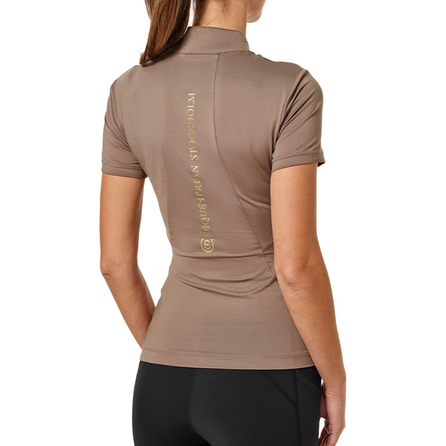 Training Top ES UV Protection Short Sleeve Champagne
