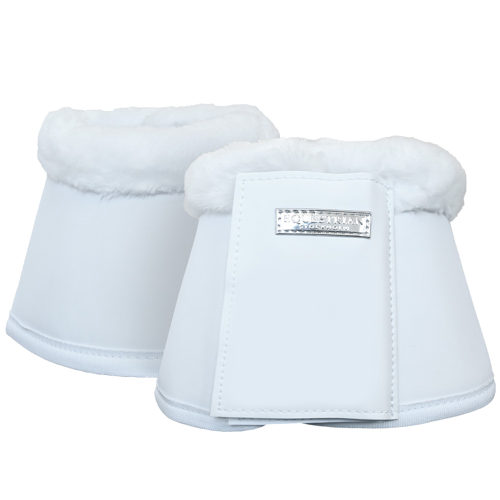 Bell Bots ES Faux Fur White Silver