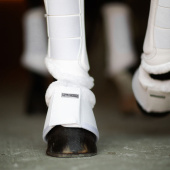 Bell Bots ES Faux Fur White Silver Bell Bots ES Faux Fur White Silver