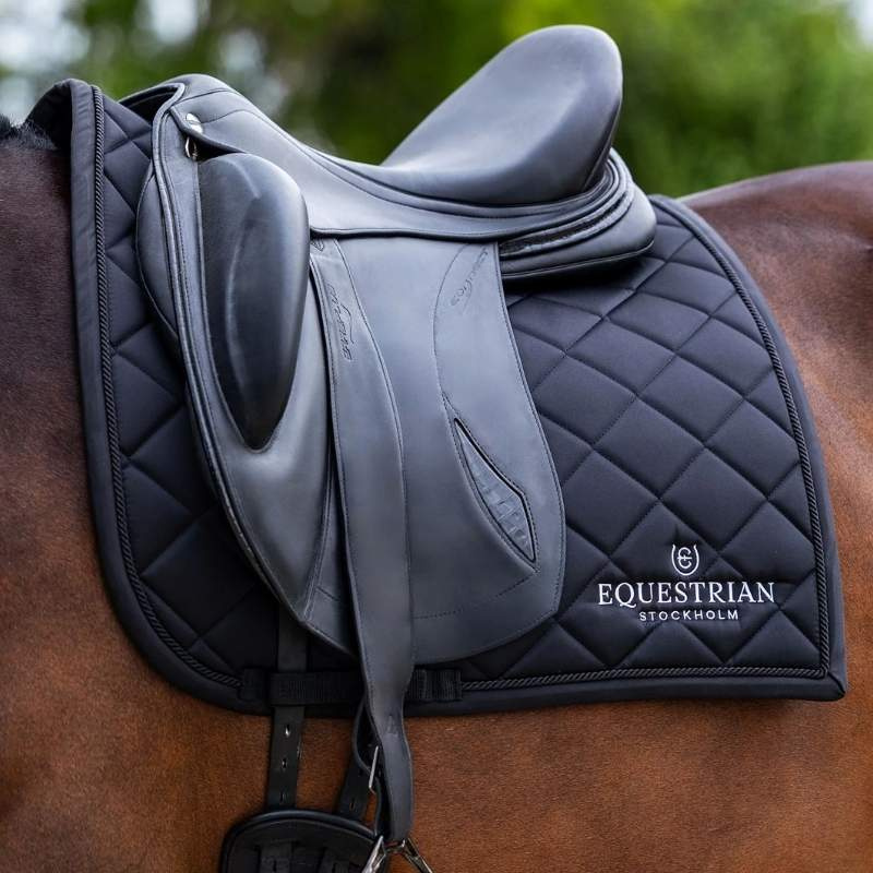 Dressage Saddle Pad ES Line Black