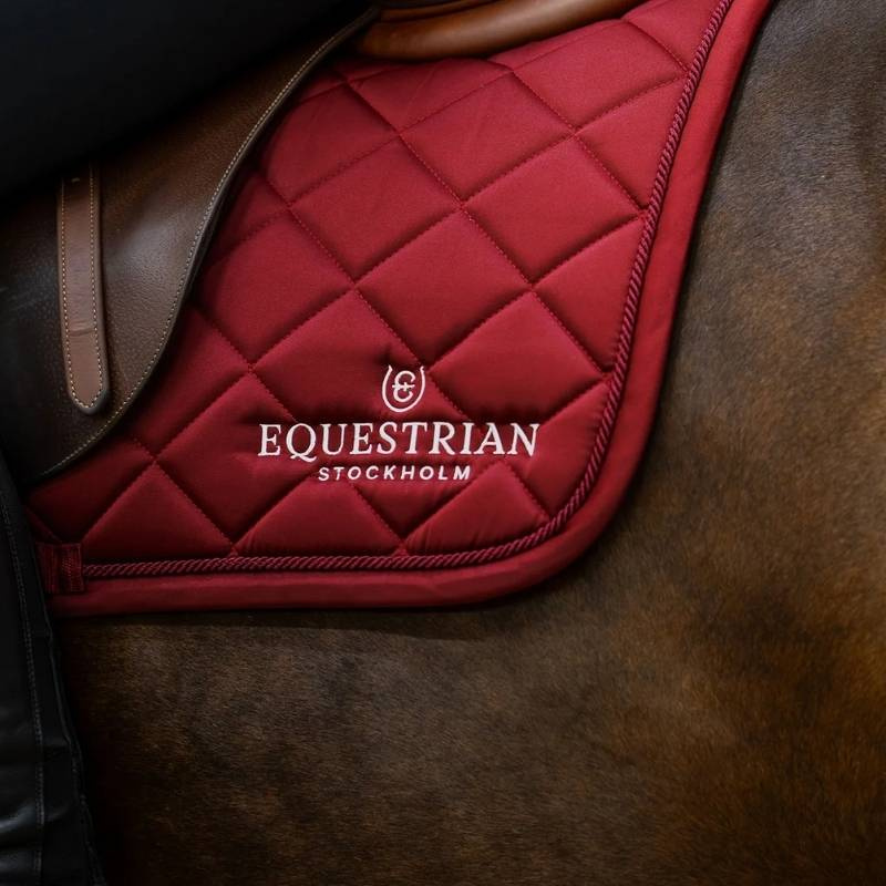 Saddle Pad ES Line Bordeaux