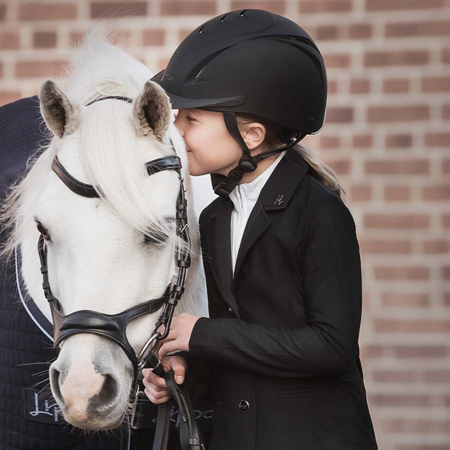 Riding Helmet Pleasure Black