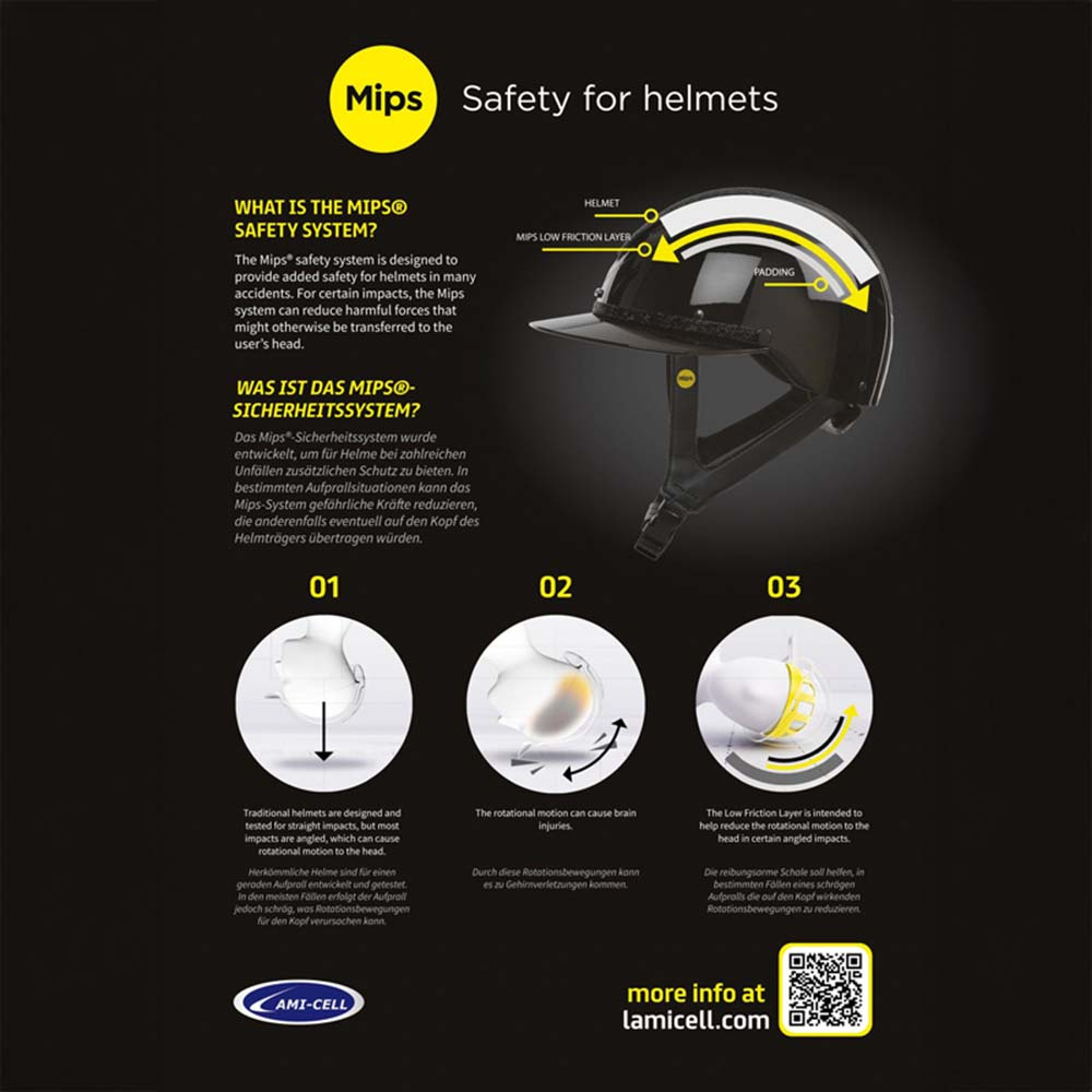 Riding Helmet MIPS Alba Black