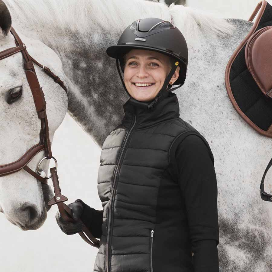 Riding Helmet MIPS Adele Wide Peak Black