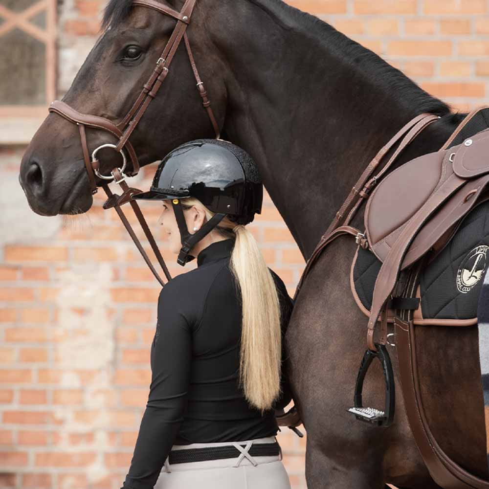 Riding Helmet MIPS Amelia Wide Peak Black