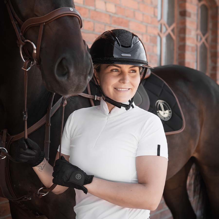 Riding Helmet MIPS Amelia Wide Peak Black