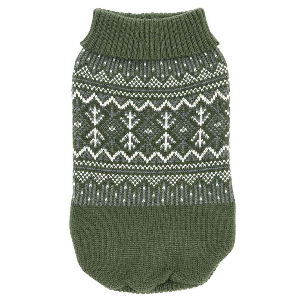 Dog Sweater Iselin Green
