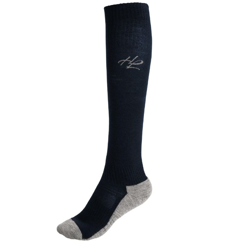Riding Socks Winter Wool Navy Blue