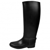 Rubber Riding Boot Black