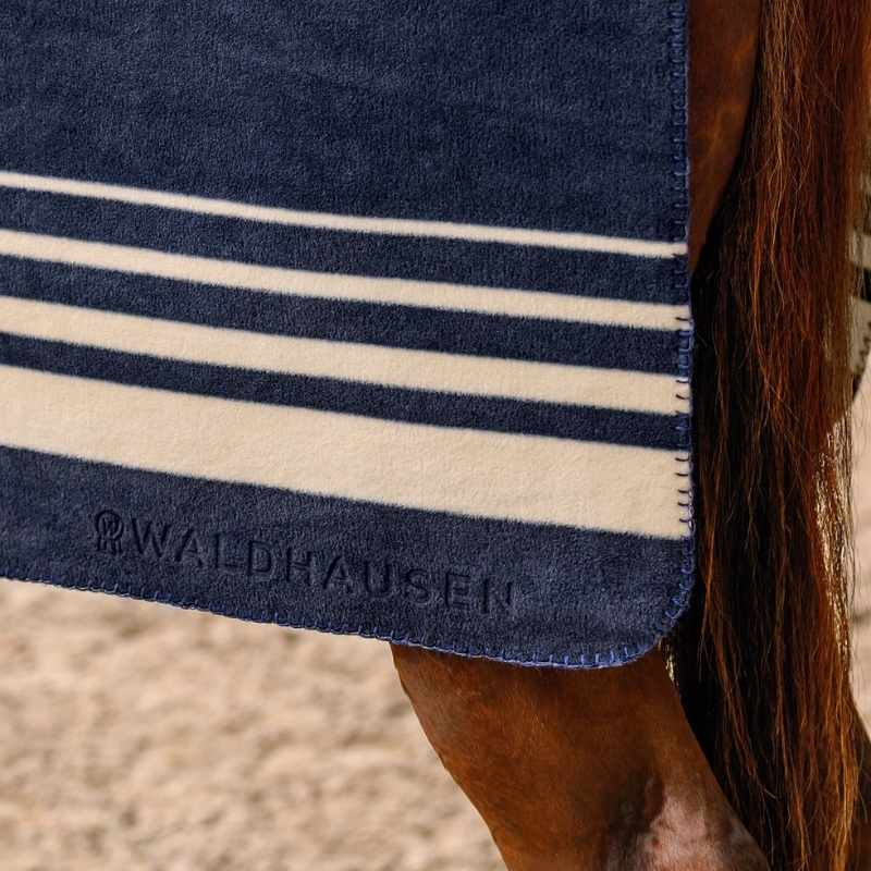 Fleece Blanket Sölden Navy Blue