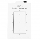 Dressage Practice Board Whiteboard White