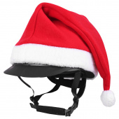 Helmet Cover Christmas Santa Hat Red/White