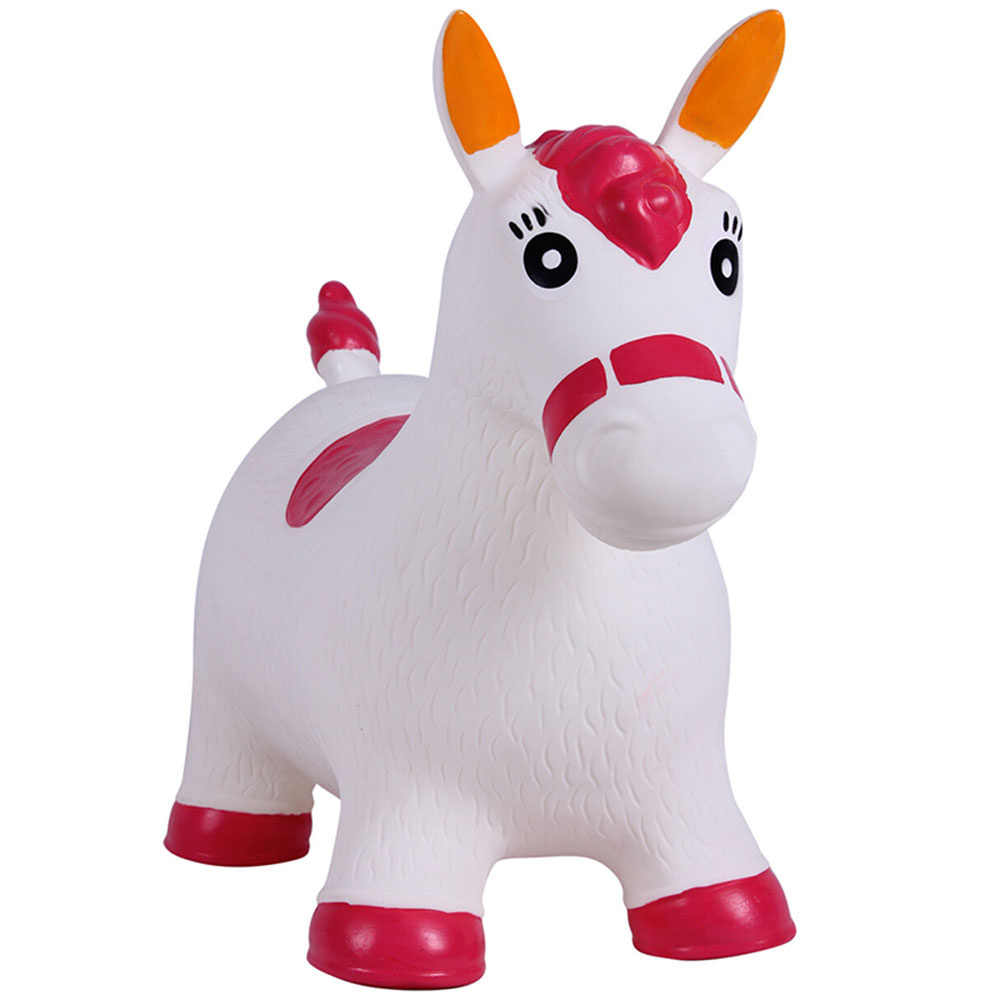 Hopper Ball Jumpy Horse White