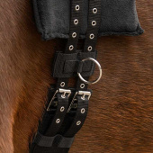 Extra Ring for Lunging Girth Padded Black Extra Ring for Lunging Girth Padded Black