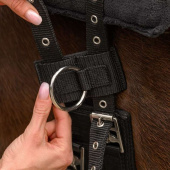 Extra Ring for Lunging Girth Padded Black Extra Ring for Lunging Girth Padded Black