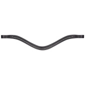 Browband Diamond Curved Black/Silver Browband Diamond Curved Black/Silver