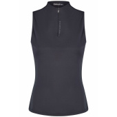 Riding Top Tank Half Zip Classic Sports Navy Blue Riding Top Tank Half Zip Classic Sports Navy Blue