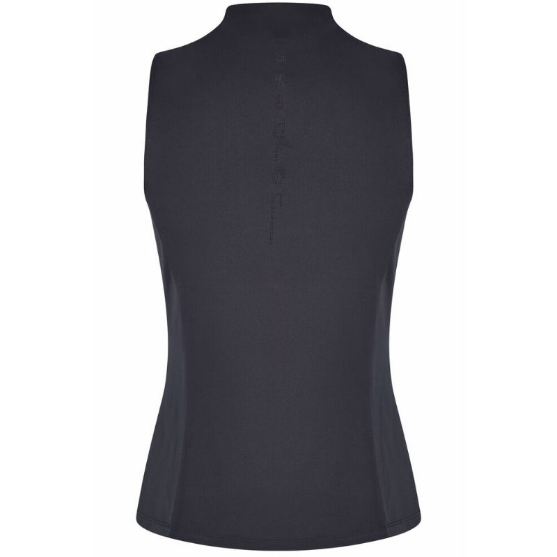 Riding Top Tank Half Zip Classic Sports Navy Blue