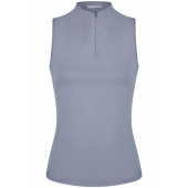 Riding Top Tank Half Zip Classic Sports Purple Riding Top Tank Half Zip Classic Sports Purple