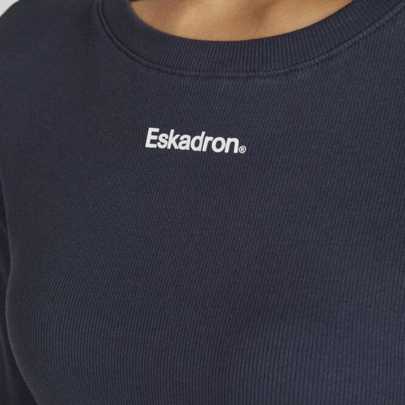 Top Rib Longsleeve Classic Sports Navy Blue